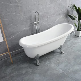 Clark szabadon álló fürdőkád fém lábakkal 170x73x73 cm