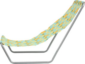 2 db összecsukható strandnyugágy SAND LEMON, színes kivitel.