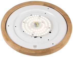 Brilagi - BELLADONNA LED mennyezeti lámpa, LED/36W/230V, átm. 50 cm, fehér/tölgy