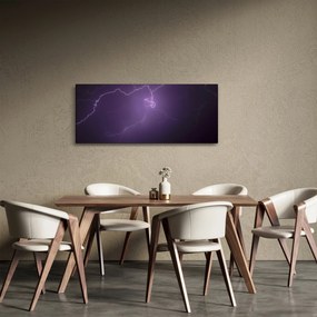 Villámzó égbolt képe (120x50 cm)