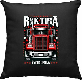 Ryk Tira párna, fekete