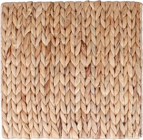 Boho Négyzet Alakú Asztali Alátét Vízi Jácintból 35x35 cm