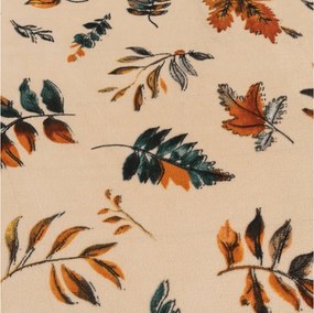 Mikroplüss lepedő AUTUMNA 200x200 cm krémszínű