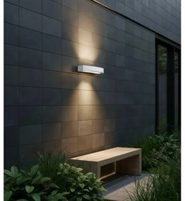 Ideal Lux - Kültéri fali lámpa ANDROMEDA 2xE27/60W/230V IP55 fehér