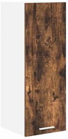 Függő szekrény Riga Füstölt tölgy és fehér 30 x 31 x 80 cm