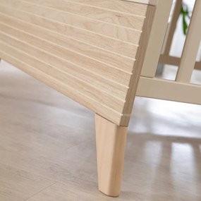 Bézs babaágy állítható magassággal 70x140 cm Sidney – Roba