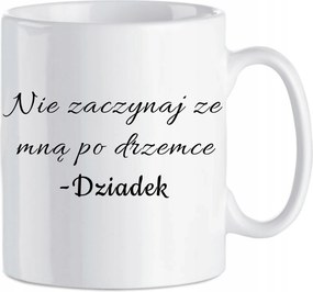 Kerámia bögre Ajándék Nagyszülők napja Ne kezdj velem szunyókálni