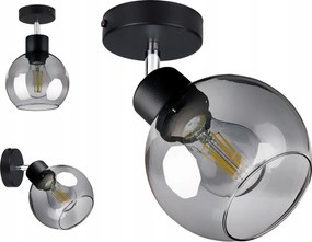 Fali Lámpa mozgó csillár Loft üveg Gömb