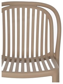 Bézs műanyag étkezőszék Alia – Ixia