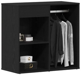 Fekete tölgy kozmetikai szekrény 80x40x75 cm Mérnöki fából készült