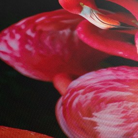 Vörös flamingók képe (150x105 cm)