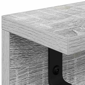 Fali Kabáthorog Szürke sonoma 60 x 10.5 x 10.5 cm Faanyag
