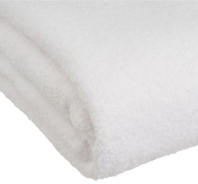 Fehér sherpa takaró 130x160 cm Sherpa Bouclé – Casa Selección