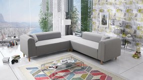 Kanapé, szürke, balos, BROKEN