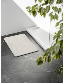 Bézs kovaföld fürdőszobai kilépő 39x60 cm Nazca – Wenko