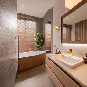 LED fali lámpa BOLLA LED/3W/230V arany/füstös bézs