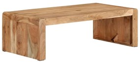 vidaXL tömör akácfa dohányzóasztal 110 x 55 x 35 cm