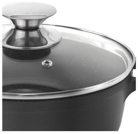 Grande tapadásmentes, alumínium edény üvegfedővel, ⌀ 24 cm - Orion