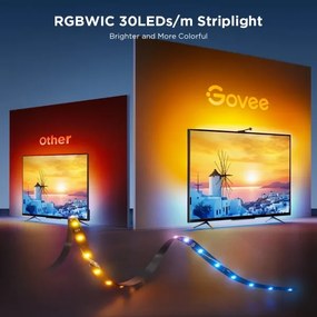 Govee - Backlight 3S Netflix TV 55-65" SMART LED háttérvilágítás RGBICW Wi-Fi + + távirányító