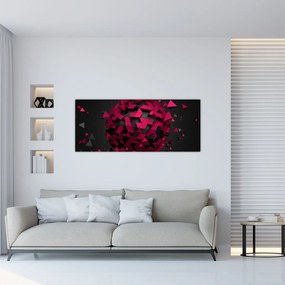 A 3D absztrakció képe (120x50 cm)