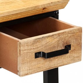 tömör mangófa íróasztal 110 x 50 x 76 cm