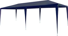 vidaXL kék PE rendezvénysátor 3 x 6 m