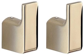 Gedy - PIRENEI 2 db-os fali kampó szett, arany