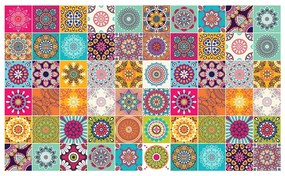 Flow 60 darabos dekormatrica szett padlóra, 10 x 10 cm - Ambiance