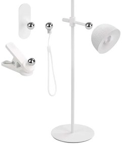 LED Dimmelhető újratölthető mágneses asztali lámpa 4in1 LED/4,2W/3,7V 4000K fehér