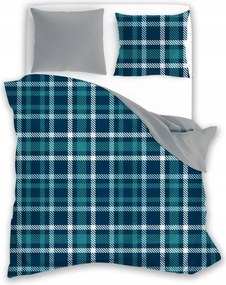 Meleg Ágyneműhuzat Flanel Pamut Flanel Ágyneműhuzat Kockás 160x200