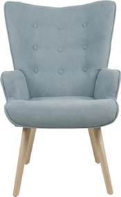 Relaxační křeslo, modrá, látka, AK-301 BLUE2
