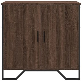 fekete szerelt fa tálalóasztal 78 x 35,5 x 74,5 cm