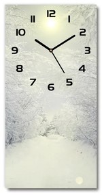 Téglalap alakú üvegóra Erdőben télen pl_zsp_30x60_c-f_103882841