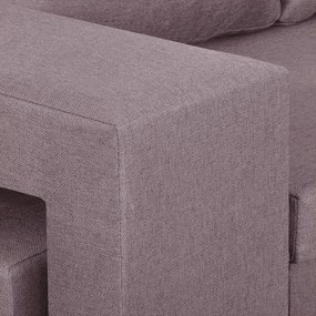 DOLAR2 Kétszemélyes kinyitható kanapé Rózsaszín