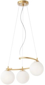 Redo 01-2715 - Csillár zsinóron VOLLEY 3xE14/28W/230V arany