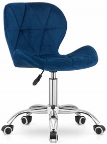 AVOLA VELVET kék irodai szék