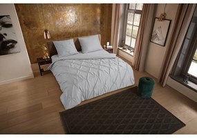 Szürke egyszemélyes hosszabbított mikroszálas ágyneműhuzat 140x220 cm Pure Elegance – Good Morning