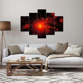 Egy szikrázó absztrakció képe (150x105 cm)