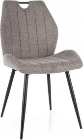 Arco Brego kárpitozott szék fekete/BÉZS Sig nappaliba