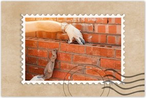 Poszterek 90x60 Tégla lerakás habarcs