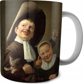 Bögre Fiú és lány macskával és angolnával Judith Leyster