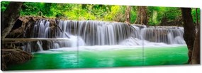 Vászonkép 60x20 Vízesés Thaiföldön