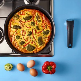 Tefal - Konyhai készlet 10 db INGENIO EASY COOK &amp; CLEAN BLACK