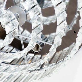 Brilagi - LED kristály mennyezeti lámpa MOZART 5xE14/40W/230V, fényes króm