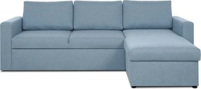 INTARI Kinyitható sarokkanapé Kék