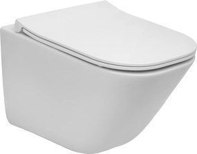 Roca Gap Square Compacto miska WC wisząca Rimless biała A34647A000