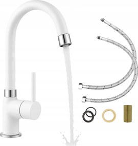 Konyhai Csaptelep Álló Mosogató Csaptelep Konyhai Csaptelep Beta Fehér