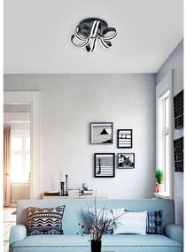 Fekete LED mennyezeti lámpa Carrera – Trio