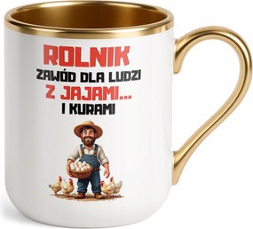 Prémium Bögre Arany Gazda Mezőgazdasági Traktor Vicces Ajándék