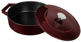 Berlinger Haus Öntöttvas edény fedővel Burgundy Line, 26 cm